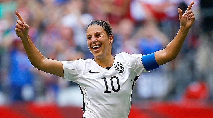 CALL HER AMBASSADOR: Carli Lloyd to represent New Jersey Youth Soccer -  Front Row Soccer