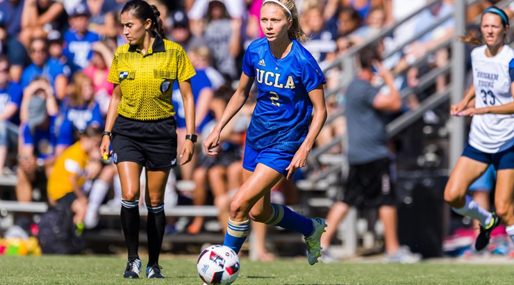 College Soccer News: UCLA Women's Soccer Draw BYU at North Athletic Field