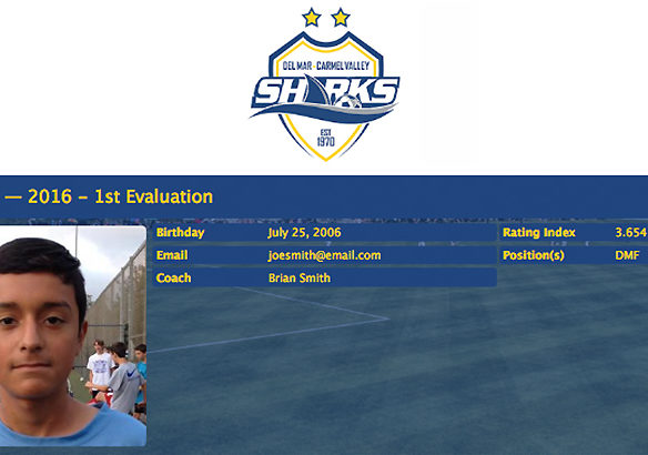 Youth Soccer News: Del Mar Sharks Partner With SporsBoard for Player Stats