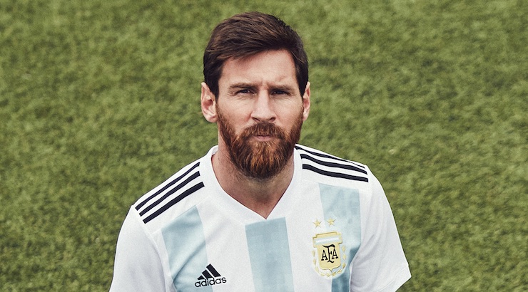 adidas unveiled Argentina's home kit for the World Cup