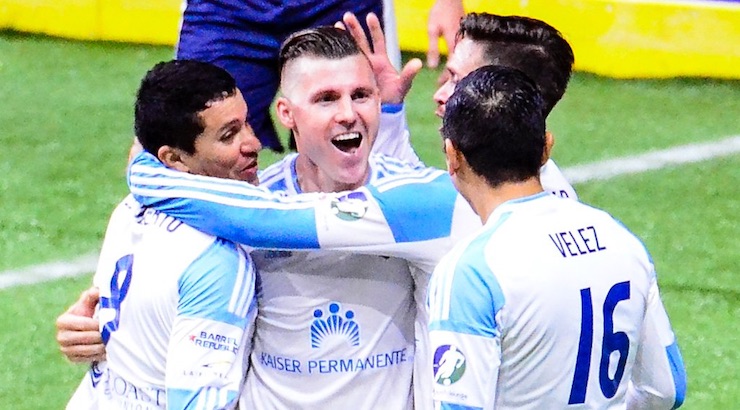 San Diego Soccer News: Brian Farber with the San Diego Sockers 2018