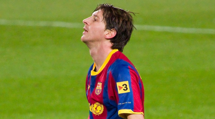 Lionel Messi looking less than refreshed on the field. Editorial credit: Natursports - Shutterstock.com