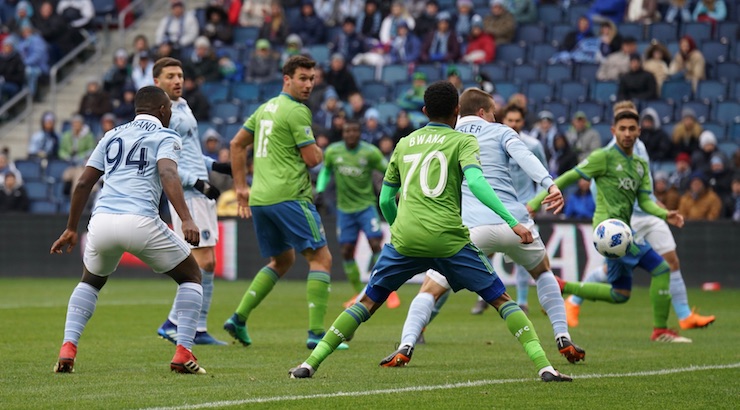 Sporting KC vs Seattle Sounders ends in 2-2 MLS Soccer on April 15