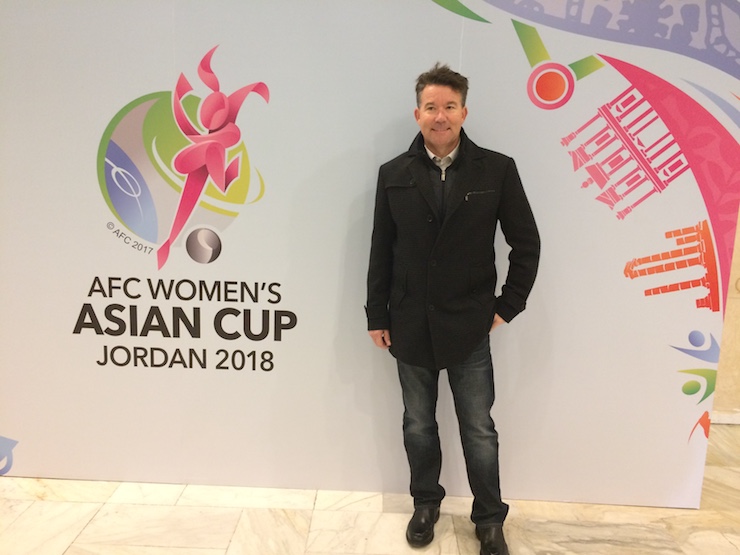 Youth soccer news Interview with Mike Dickey AFC Women's Asian Cup Jordan Head Coach