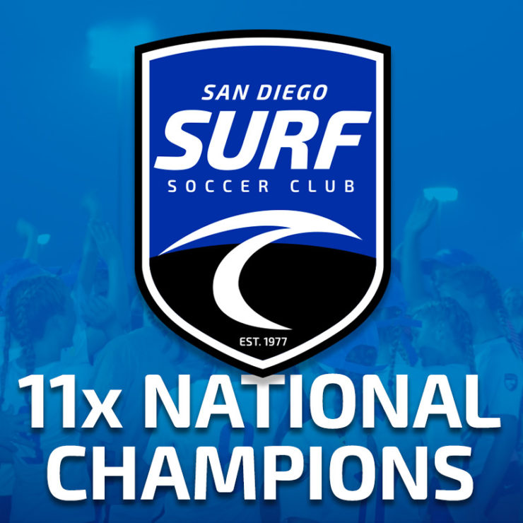 SURF SC 2005 GIRLS WIN NATIONAL CUP • SoccerToday