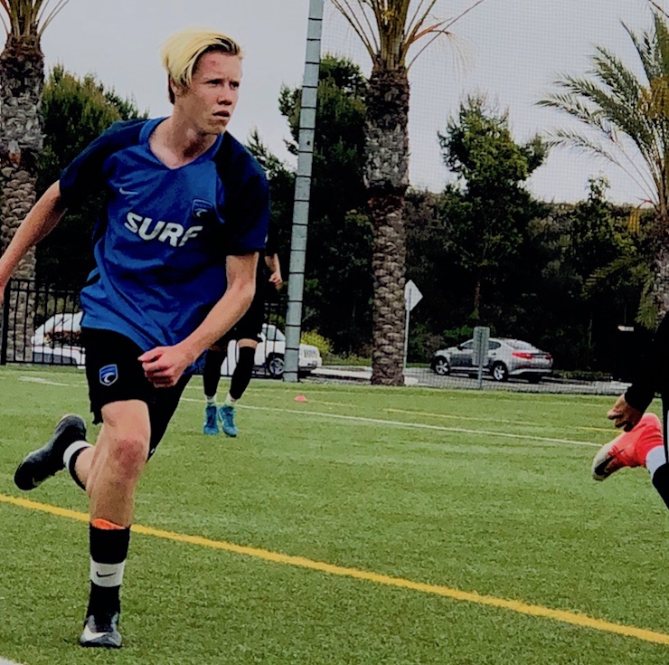 Youth Soccer News: 2018 Surf Boys Player of the Year John Rudnicki San Clemente Surf
