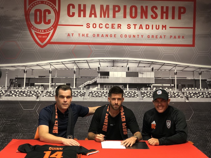 ORANGE COUNTY SC SIGN AODHAN QUINN TO MULTI-YEAR CONTRACT EXTENSION