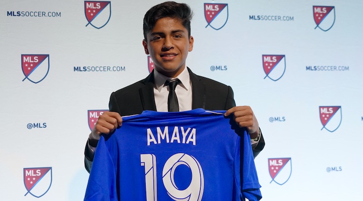 Youth Soccer news: Frankie Amaya at the MLS 2019 SUPERDRAFT
