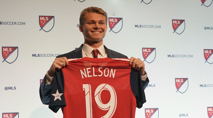John Nelson at the 2019 MLS SuperDraft