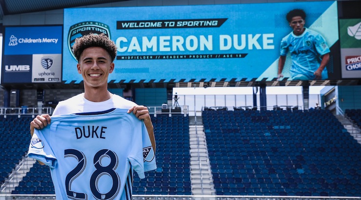 Academy product Cam Duke signs with Sporting KC in 2019