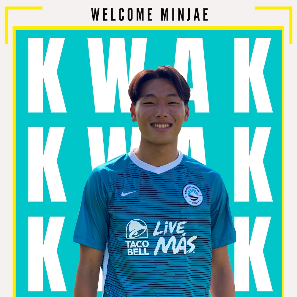 Minjae Kwak joins NISA's West Coast Championship Team, the California United Strikers