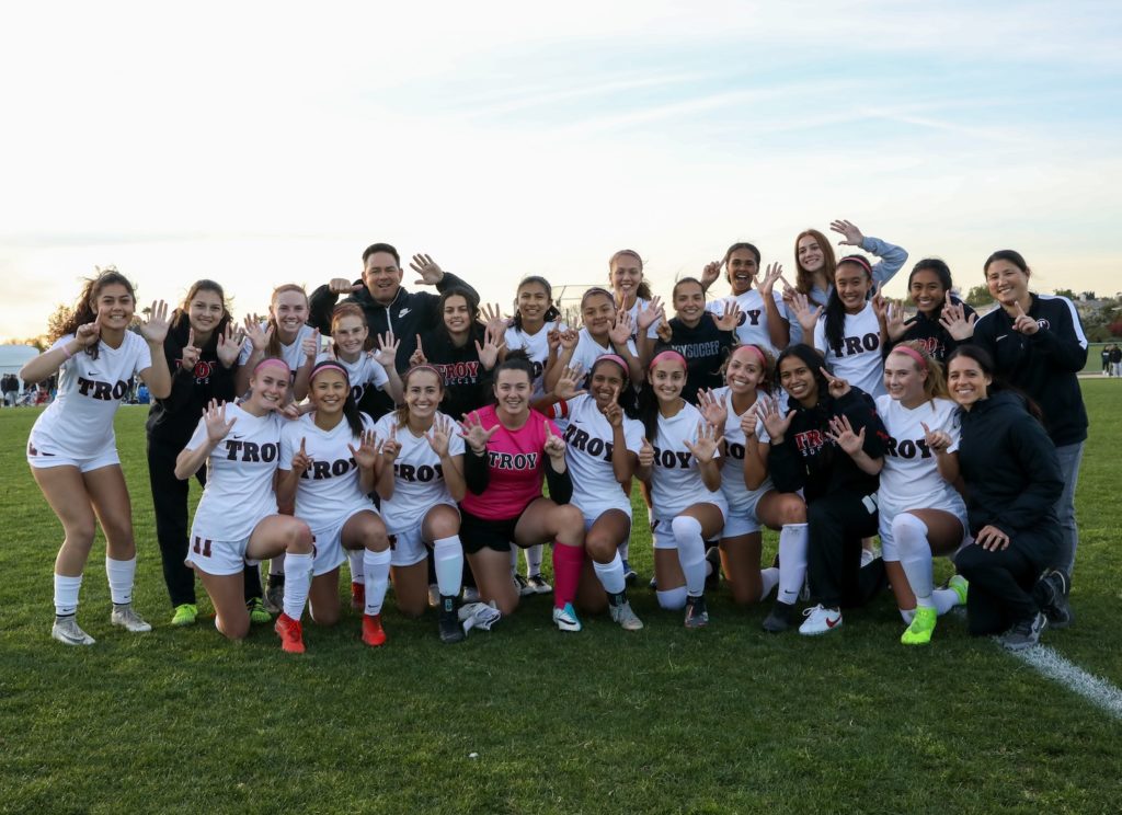 With Over 100K Followers, Coach Mike Silzer Took His Troy High School Girls Team To New Heights. THE POWER OF SOCIAL MEDIA: TROY GIRLS SOCCER