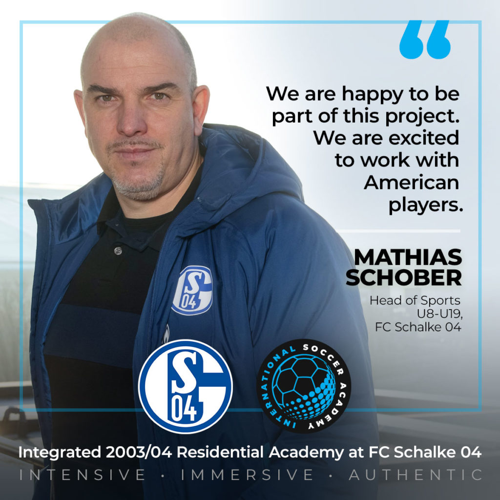 To create a solid pathway for players, International Soccer Academy teamed up with world famous FC Schalke 04.