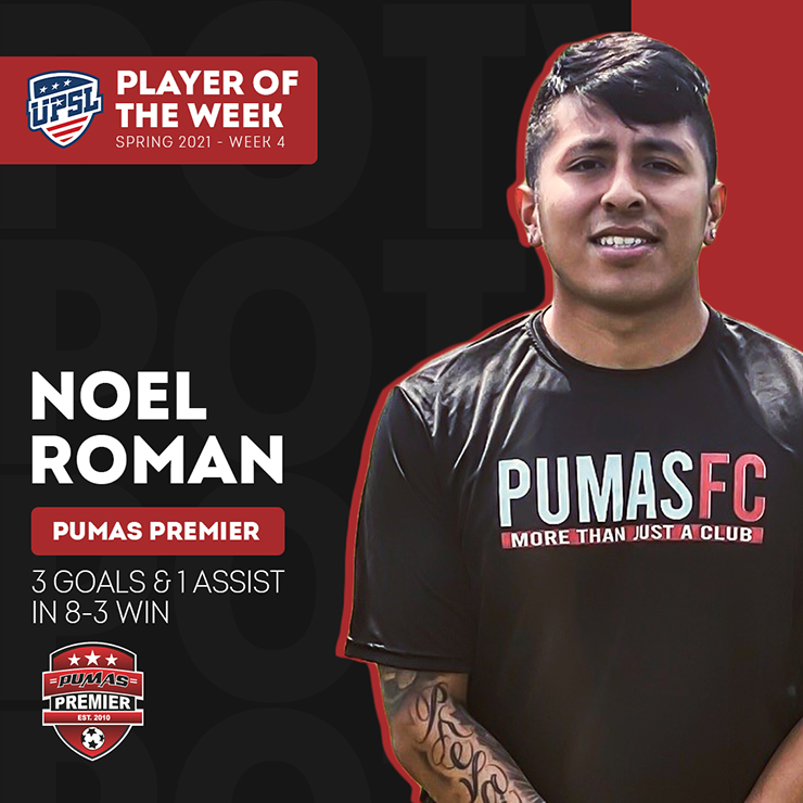 UPSL MENS SOCCER ROUND UP WITH HIGHLIGHTS AND PLAYER OF THE WEEK