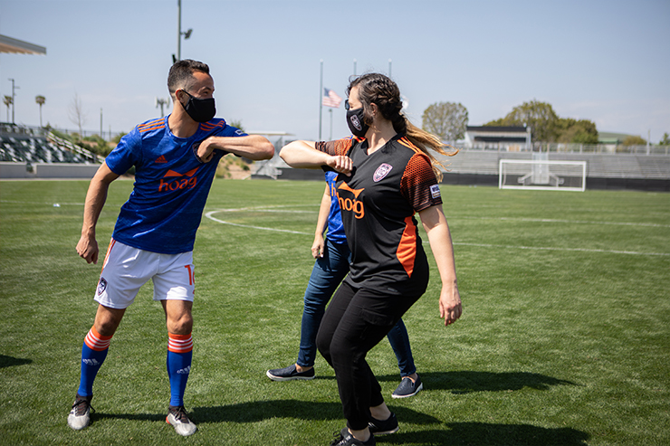 ORANGE COUNTY SOCCER CLUB HONORS ORANGE COUNTY HEALTH CARE WORKERS